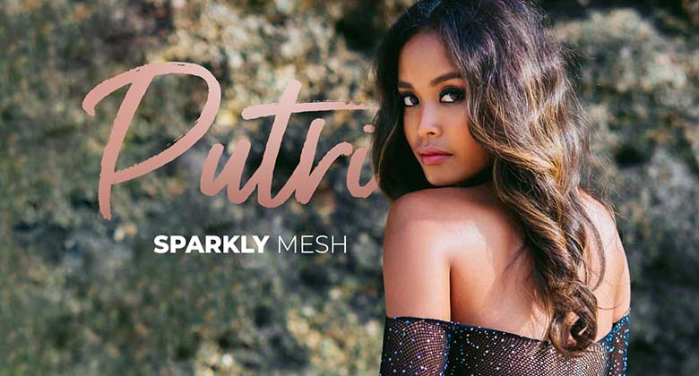 'Sparkly Mesh' with Putri Cinta via Putri Cinta Official