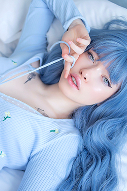 'Blue Angel' with Narumi via Suicide Girls