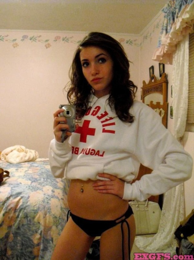 'Sexy Amateur Chicks Mirror Shoots' with  via Ex GFs - Pic #1