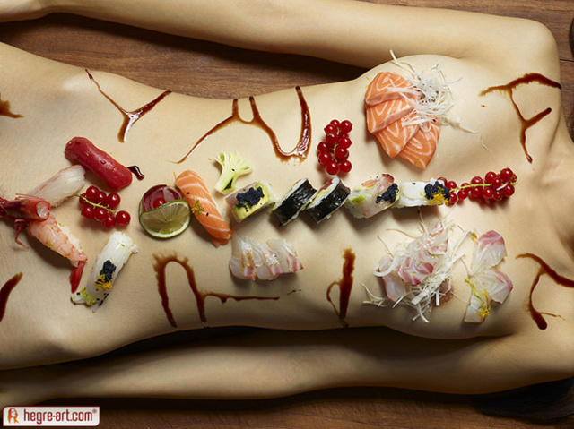 'Lulu By Petter Hegre In Sushi' with Lulu via Hegre-Art - Pic #4