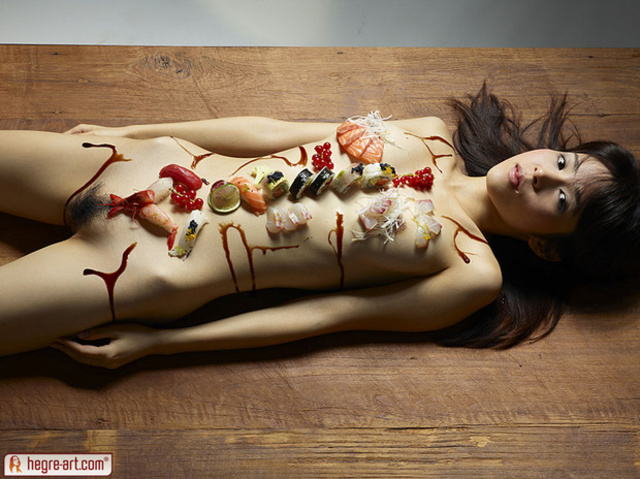 'Lulu By Petter Hegre In Sushi' with Lulu via Hegre-Art - Pic #5