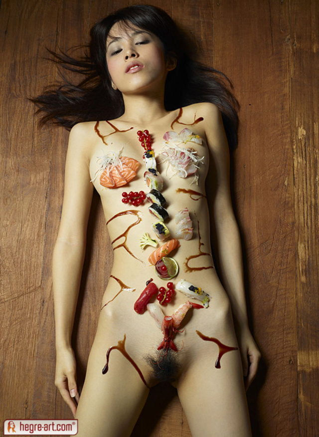 'Lulu By Petter Hegre In Sushi' with Lulu via Hegre-Art - Pic #10