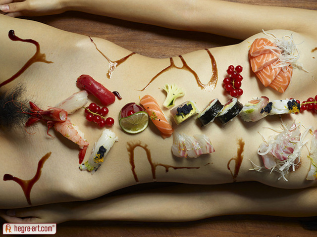 'Lulu By Petter Hegre In Sushi' with Lulu via Hegre-Art - Pic #15