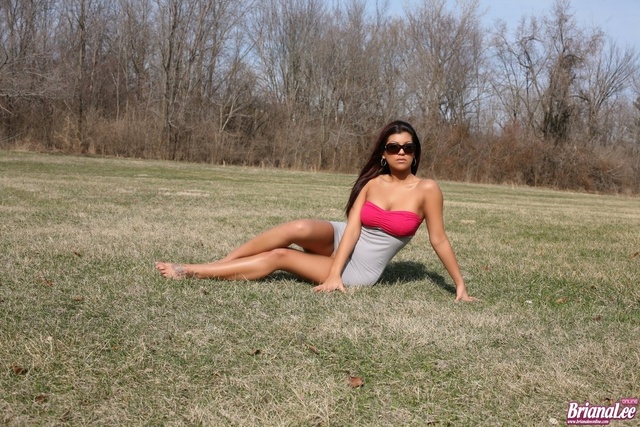 'Briana Lee Naughty Outsid' with Briana Lee via brianaleeonline.com - Pic #1