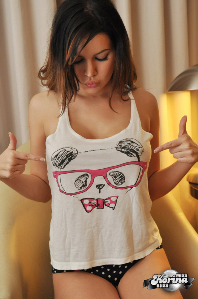 'Miss Korina Bliss Pandas And  Panties' with Korina Bliss via misskorinabliss.com - Pic #5
