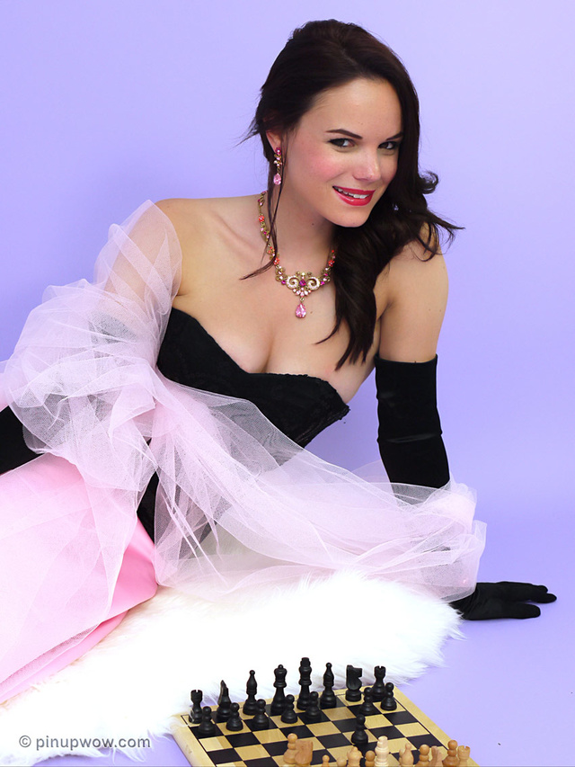 'Opening Gambit starring Mia For PinupWow' with Mia via pinupwow.com - Pic #2