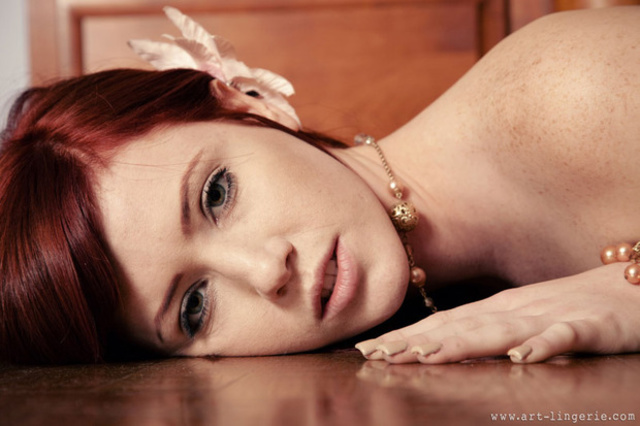 'Our Favourite Redhead Elle Alexandra For Art-Lingerie' with Elle Alexandra via Art-Lingerie - Pic #13