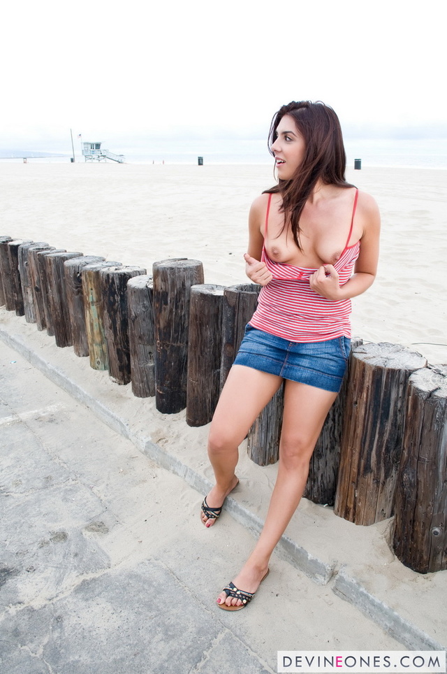 'Claire in Public Nudity for the Devine Ones' with Claire via devineones.com - Pic #7