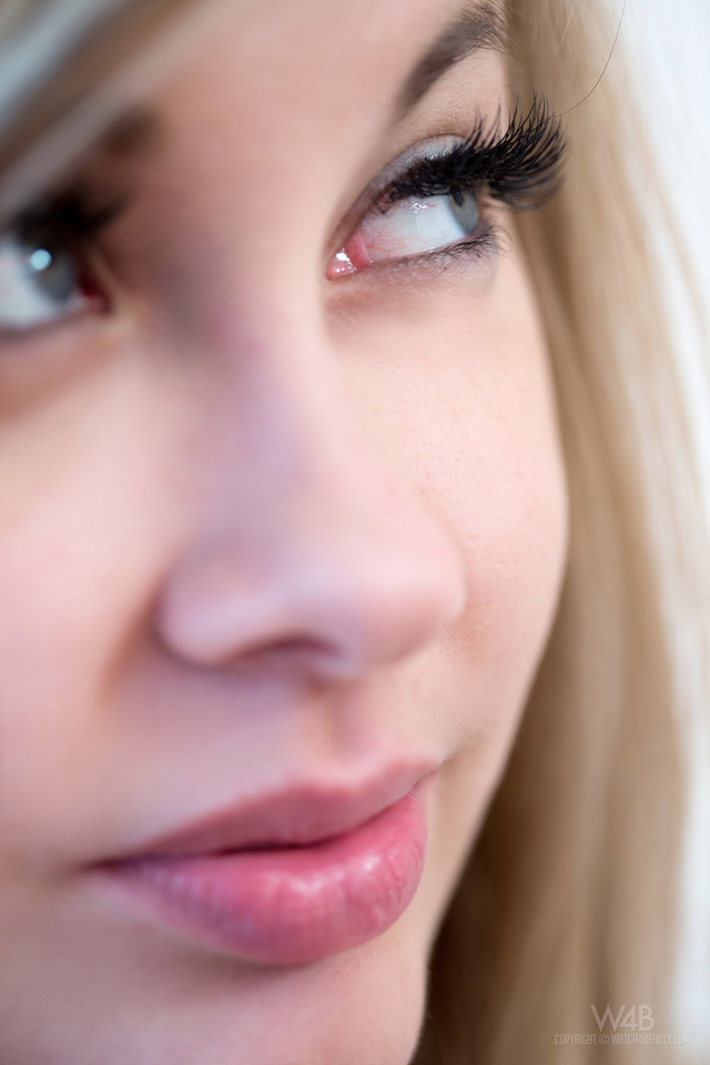 'Young Blonde Cutie Holy in Shorts on her Nice Long Legs for Watch4Beauty' with Holy via Watch4Beauty - Pic #14