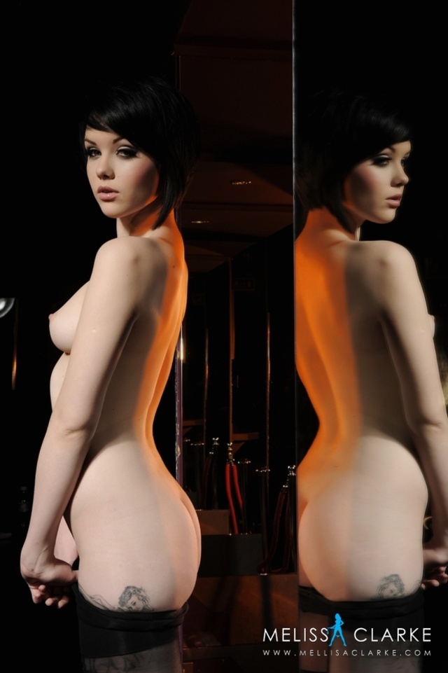 'Mellisa Clarke in Sexy Black Stockings' with Mellisa Clarke via mellisa-clarke.com - Pic #10