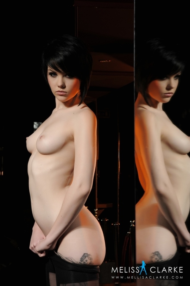 'Mellisa Clarke in Sexy Black Stockings' with Mellisa Clarke via mellisa-clarke.com - Pic #12