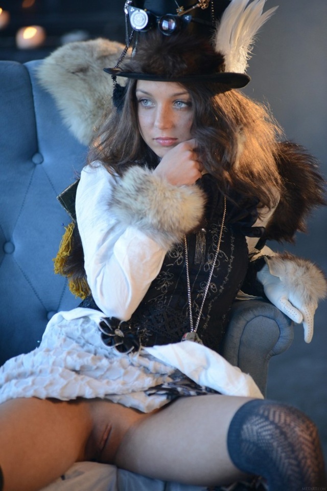 'Nensi A Russian Steampunk Girl' with Nensi A via Met-Art - Pic #7