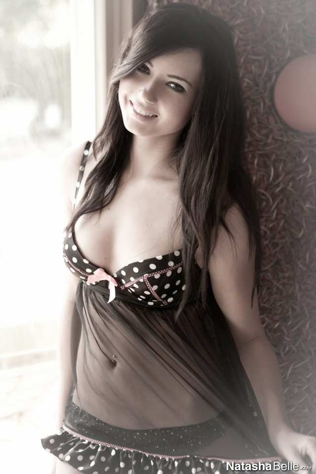 'Natasha Belle in Polka Dotted Babydoll' with Natasha Belle via Natasha Belle - Pic #12