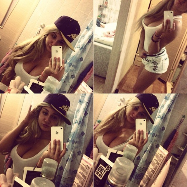 'Busty Blonde ExGf Pics' with Busty Blonde Exgf via Watch My GF - Pic #3