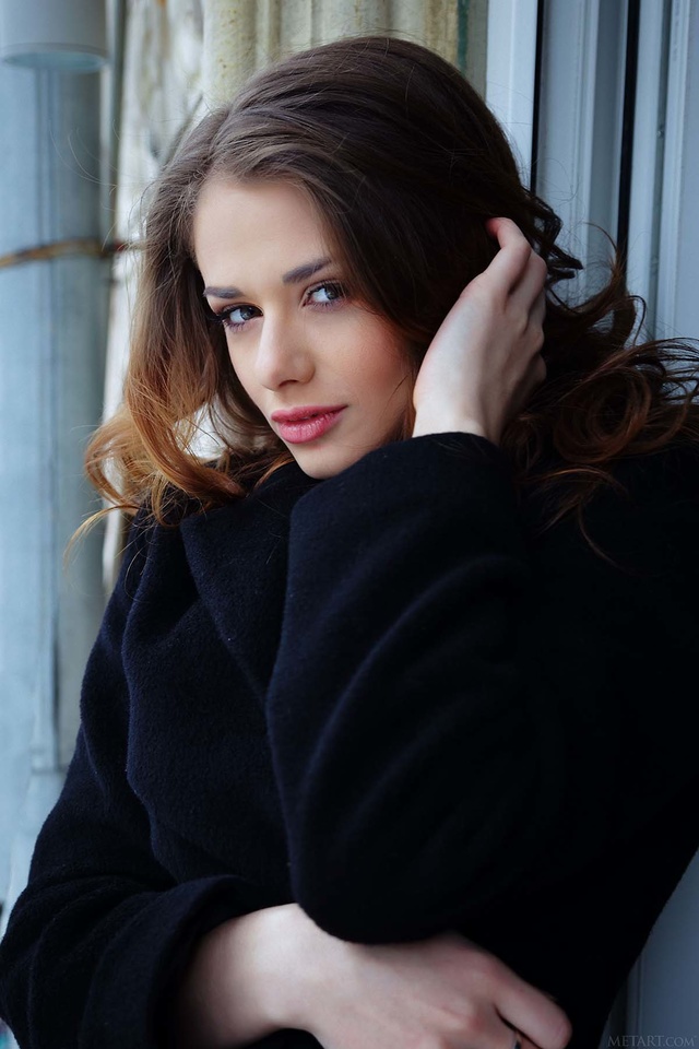 'Skinny Brunette Loretta Via Met-Art' with Loretta via Met-Art - Pic #11