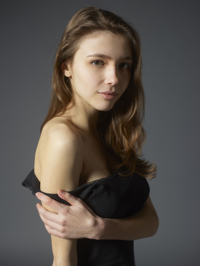 'Introducing Busty Teen Milla Via Hegre-Art' with Mila Azul via Hegre-Art - Pic #1