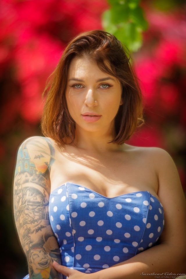 'Polka Dot Dress' with Ivy Lebelle via Sweetheart Video - Pic #1