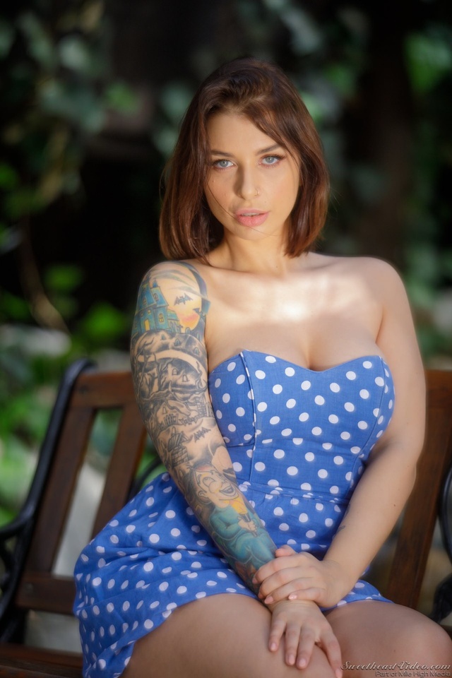 'Polka Dot Dress' with Ivy Lebelle via Sweetheart Video - Pic #5