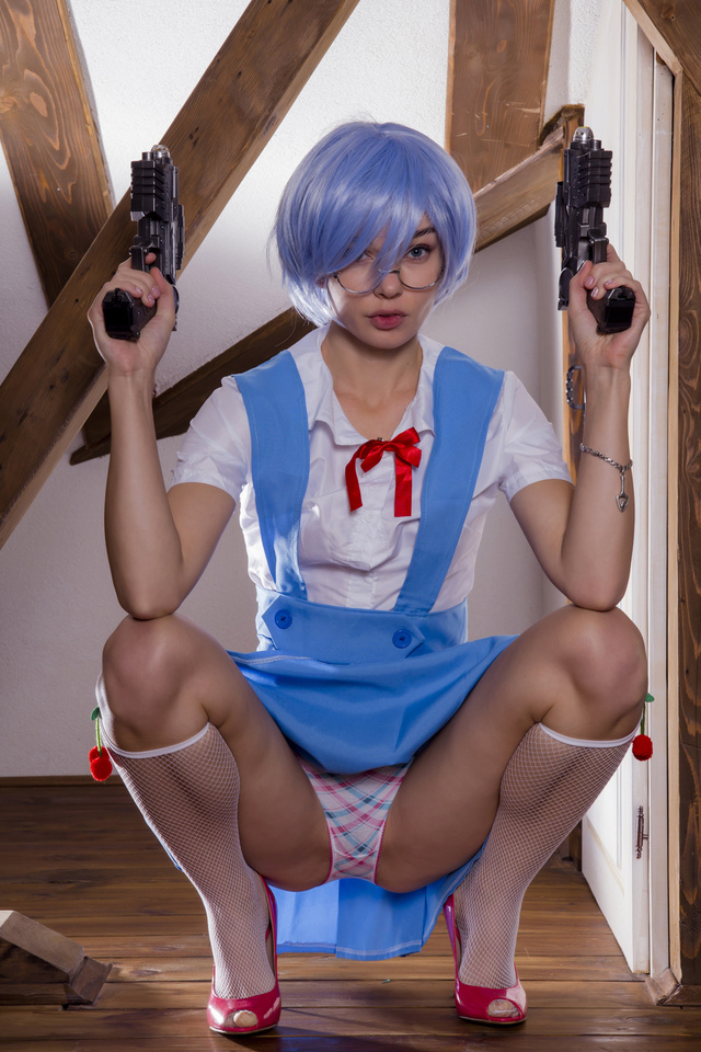 'Rei Ayanami Cosplay' with Milena Angel via Milena Angel Club - Pic #3