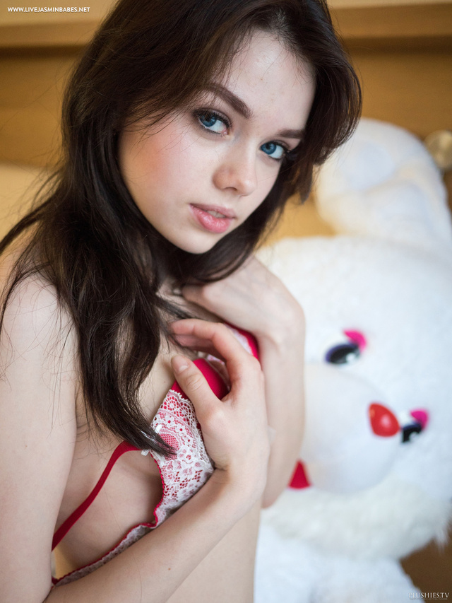 'Cute Girl Gets Plushed' with Keira Blue via Plushies TV - Pic #4