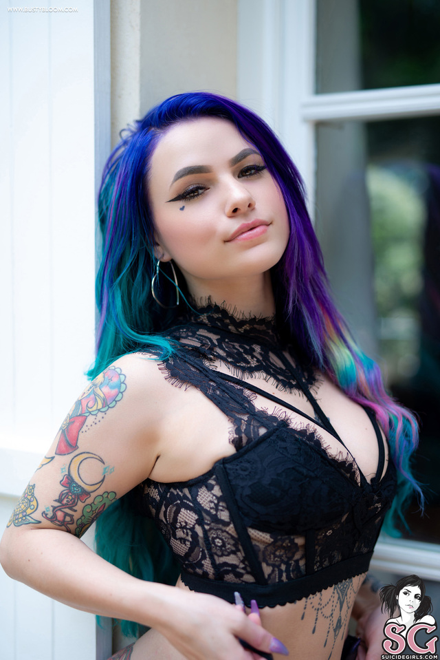 'Lacy Bralette' with Saturn via Suicide Girls - Pic #1