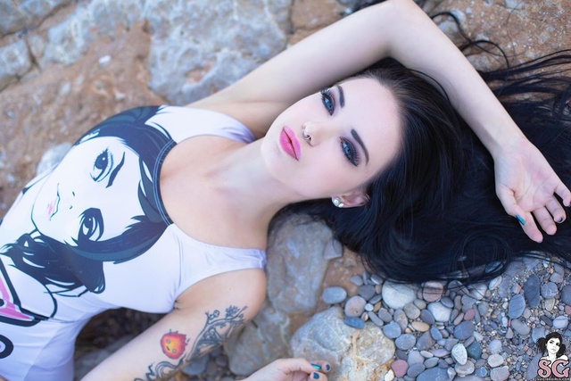 'Ocean Eyes' with Rubyalexia via Suicide Girls - Pic #6